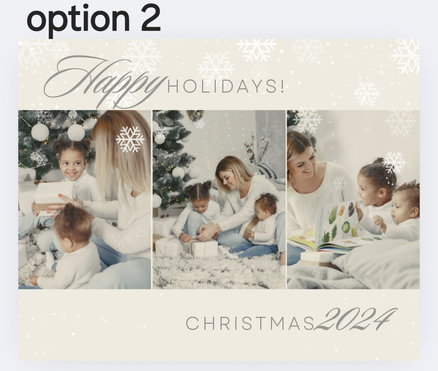 Custom photo holiday blanket