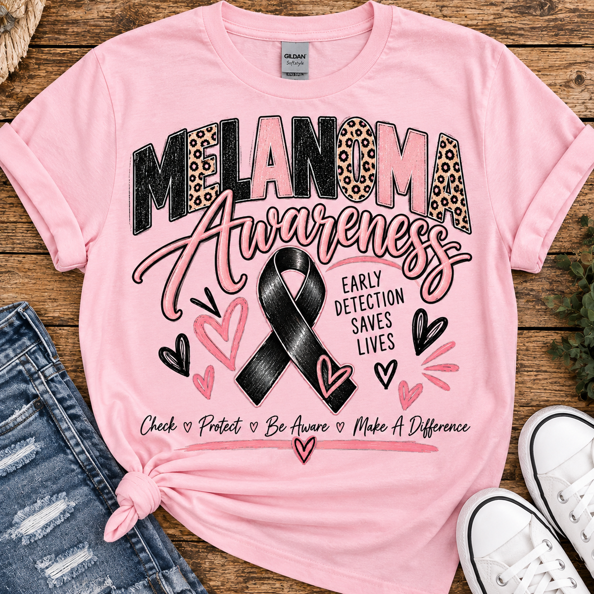 Pink Melanoma Shirt