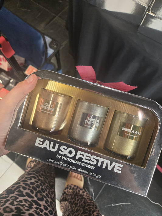 Three piece candle set vs